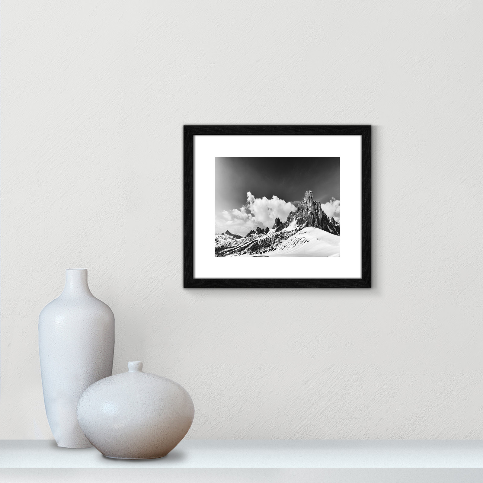 Dragon's Tail Print by Lars Van de Goor, 13" H x 15" W x 0.75" D, Black Framed