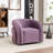 Upholstered Swivel Barrel Chair-1525121801