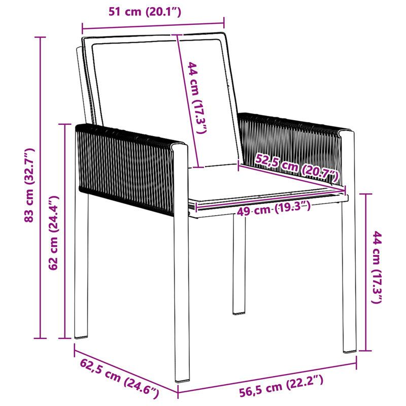 Patio Dining Armchair