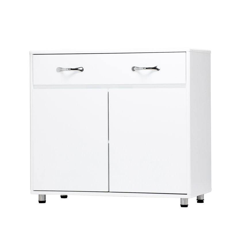 Two Door Side Table-White, Sideboard