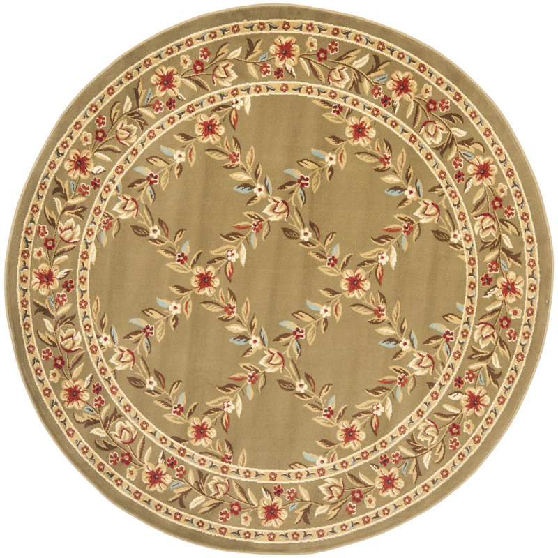 Klose Performance Oriental Rug, Round 5'3"