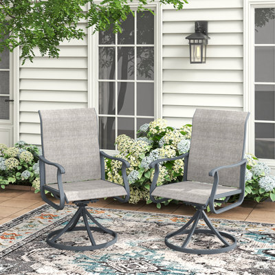 Fauteuils d'extérieur pivotants