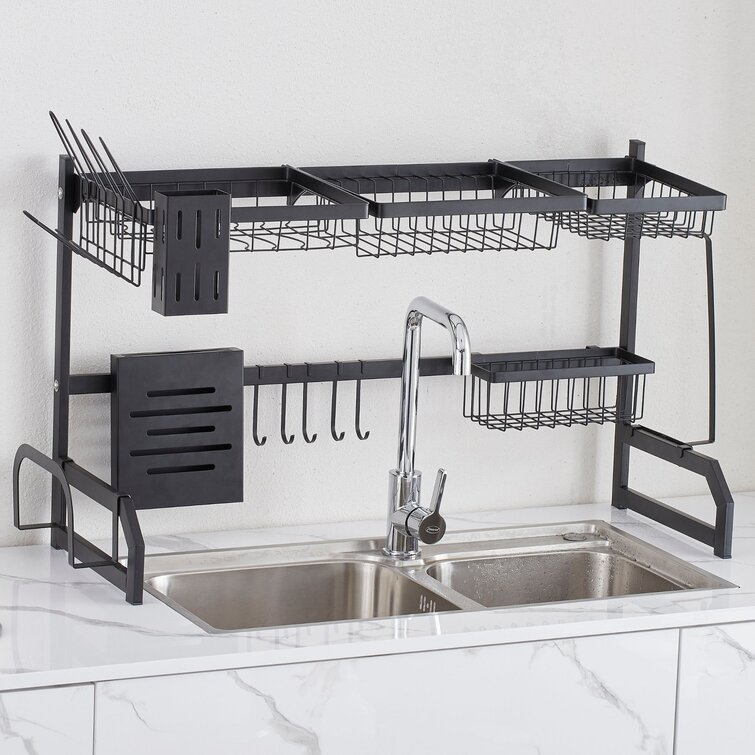 Steel Over The Sink Dish Rack TOOLKISS