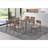 Whisten Walnut Solid Wood Dining Table