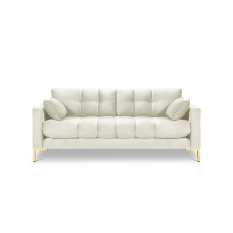 Adoraim 3 Seater Sofa, Light Beige, Gold