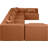 Houswerth Upholstered U-Shaped Sectional Reversible-94884365