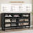 7 Drawer Dresser for Bedroom, 55" Wide Freestanding Wooden Storage Chest for Living Room-95998522