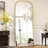 Carmino Aluminum Rectangle Floor Mirror-372038418
