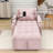 Modern Adjustable Pull Out Sofa Bed, Upholstered Convertible Sleeper Accent Chair with Pockets-97690445