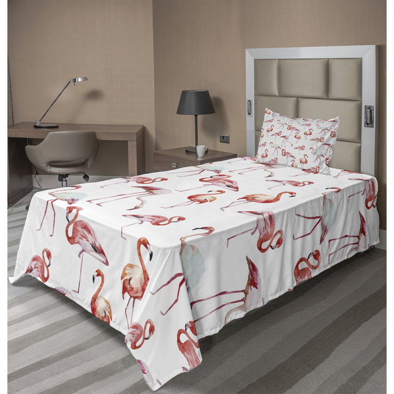 Microfiber Sheet Set, Twin Sheet Set + Fitted Sheet + 1 Pillowcase