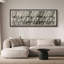 Calligraphie abstraite noire, reproduction sur toile-98042262-111568282
