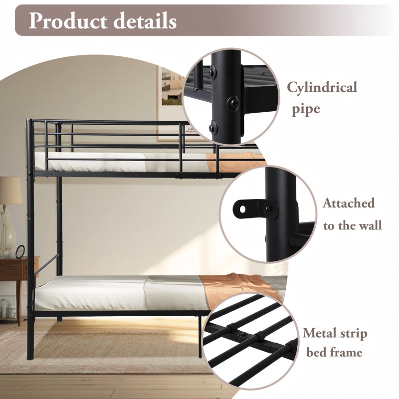 Zebedee European Single (90 x 200cm) Standard Bunk Bed
