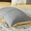 Édredon 7 pièces jaune très grand - serein, tissu brodé, édredon, taies décoratives, coussins décoratifs, jupe de lit, pièce sereine facile à nettoyer et de style moderne, fer à repasser à la machine avec facilité-119105553-119105557