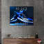 «Blue Sneakers» bleu et noir «Motivational Man Cave» par Notoriart-102550809-102550802