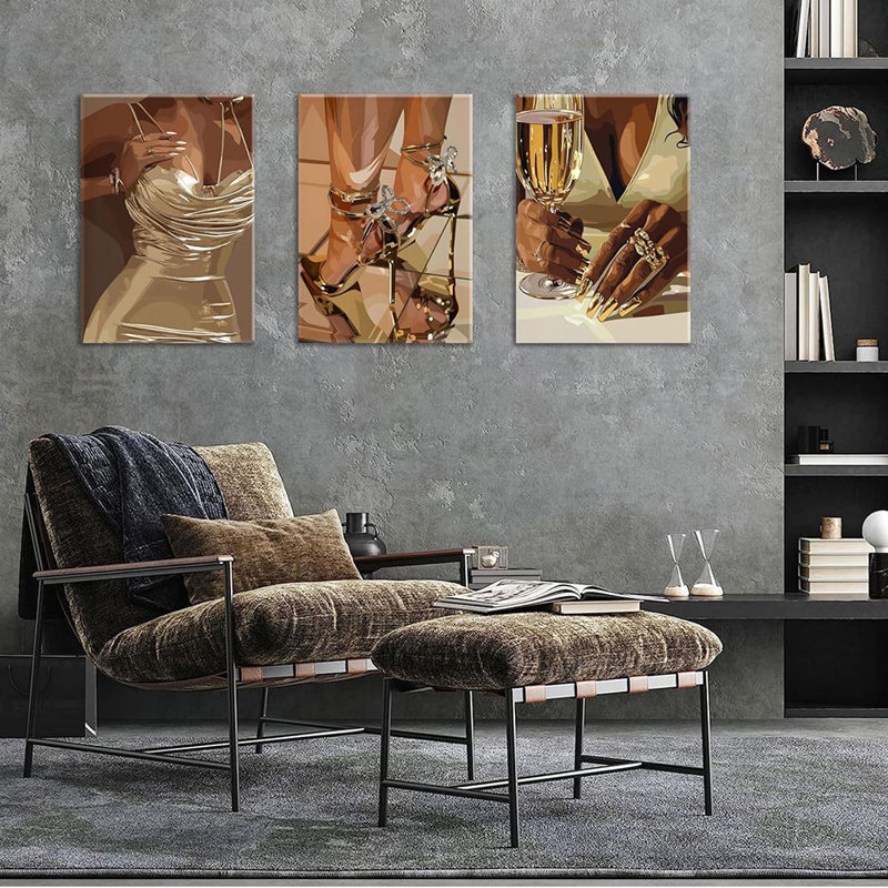 3 Piece Wrapped Canvas Print