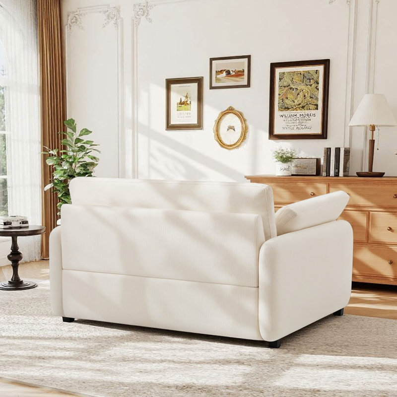 Fauteuil d'appoint 50 po, Crème
