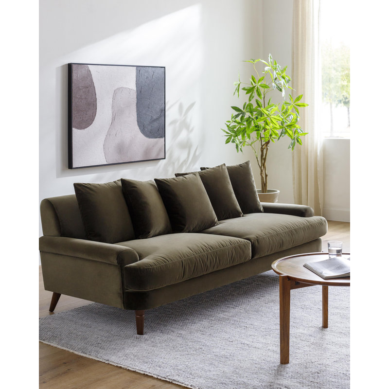 Zija Modern Sofa, Green