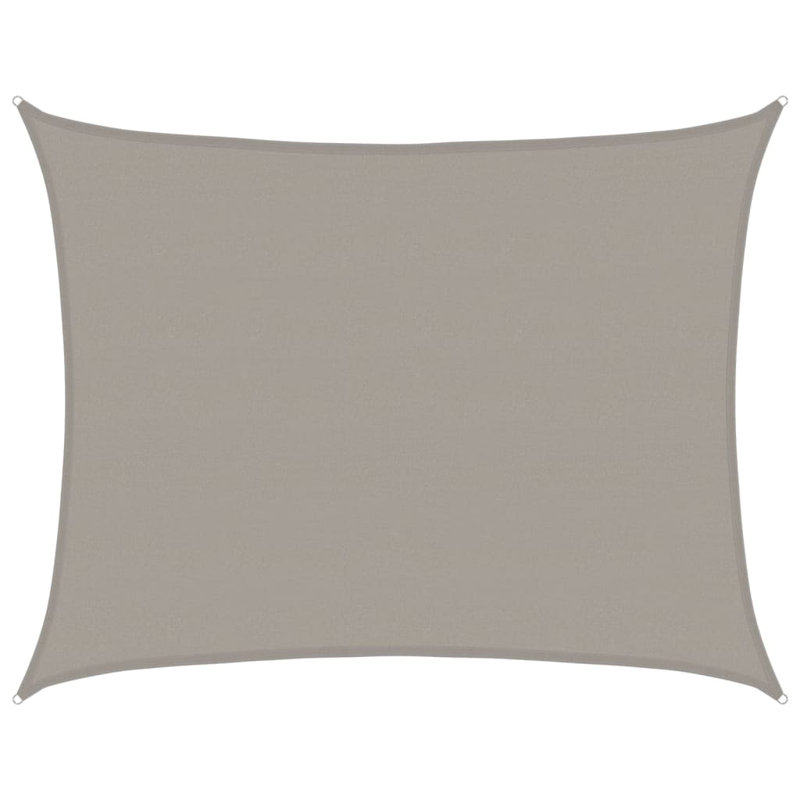 6m x 7m Rectangle Shade Sail, Grey