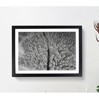 In a Winter Forest - Picture Frame Graphic Art Print