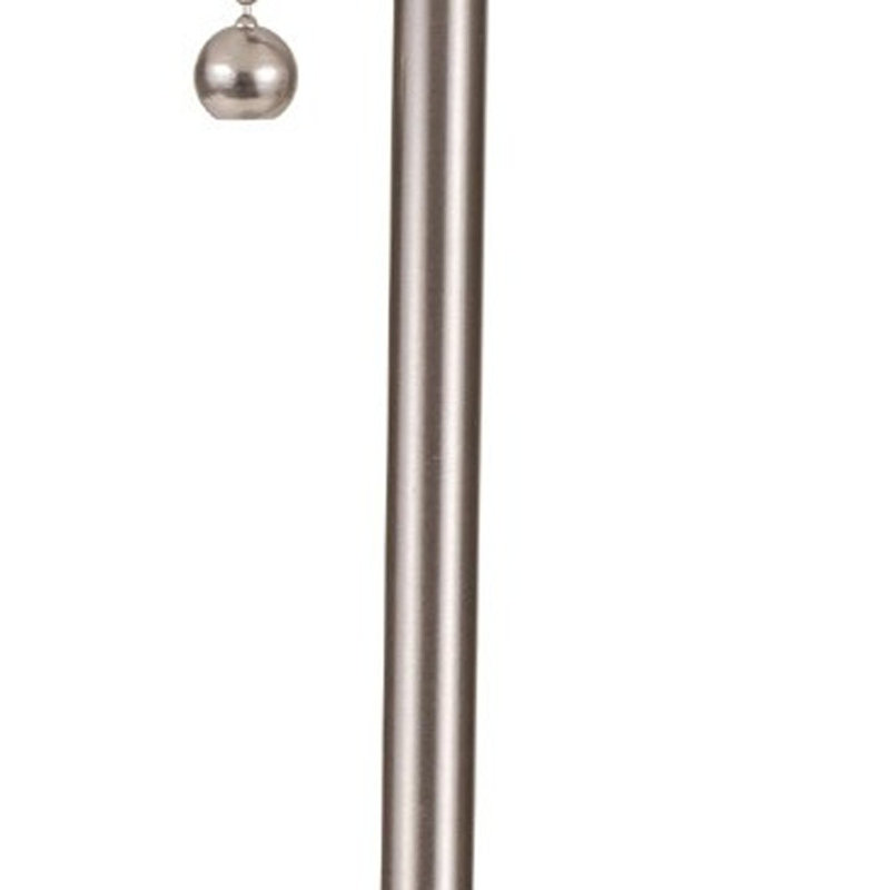 Lampe de table métallique Dante, Blanc, 19.5" H x 9" W x 9" D