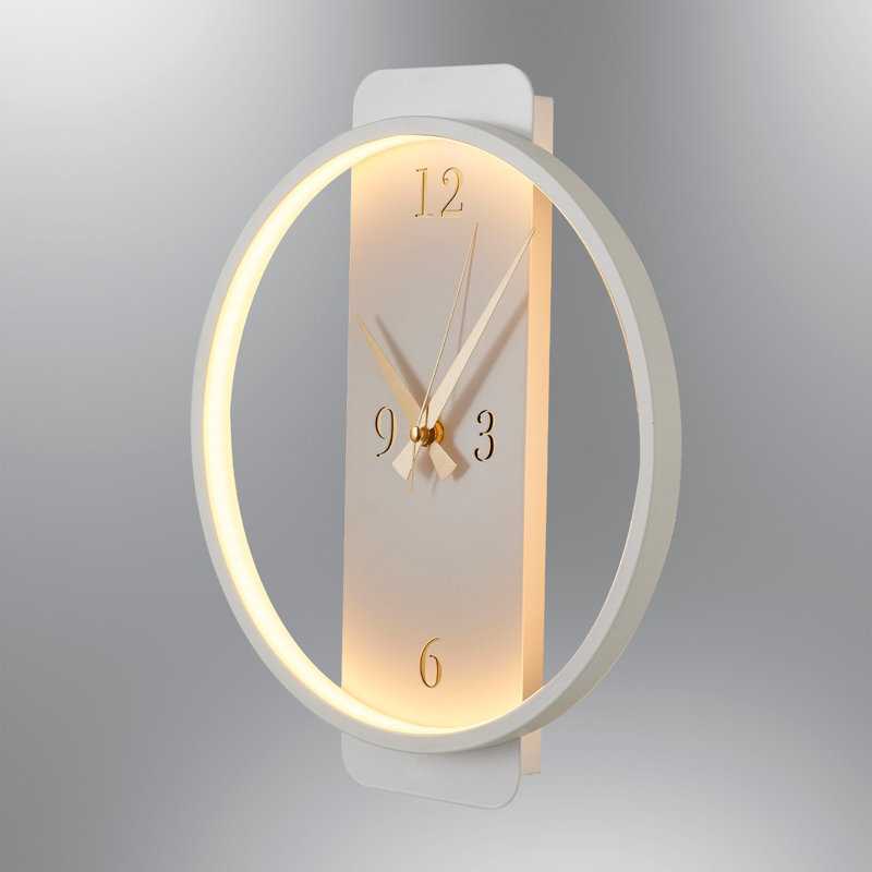 Horloge murale Aeiden, Blanc