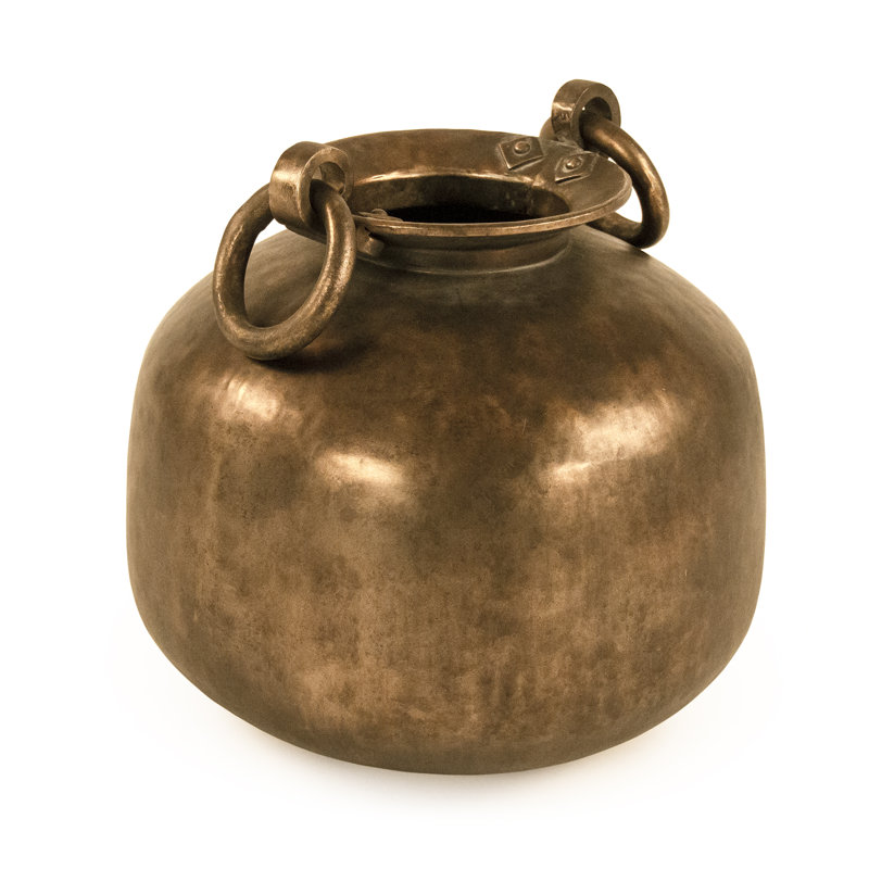 Metal Decorative Bowl, 18" H x 16" W x 16" D