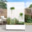 Outdoor Metal Rectangular Individual Planter Box with Trellis for Climbing Plants-1865565209-1865565214