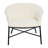 Bowery Boucle Upholstered Accent Arm Chair-1964437308