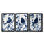 FLORAL Series DLXIV - Toile tendue avec châssis sur mesure - 3 pièces-1817888622