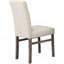 Ensemble de salle à manger 5 pièces 48 po avec 4 chaises d'appoint rembourrées, chêne
