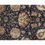 Tapis bleu et beige noué à la main de haute qualité