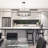 37" 8-Light Large Modern Kitchen Island Light, Industrial Lantern Island Lighting