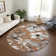 Machine Washable Indoor/Outdoor London ACN2260 Floral Rug