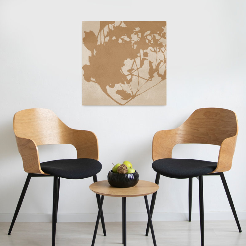 Art mural abstrait abstrait ocre Wabi-Sabi I, H 24 po x l 24 po