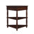 33.8'' Small Triangle Corner Table, Wood Corner Side Table For Small Spaces/ Living Room, 3 Tier End Corner Table With Solid Wood Legs, Light Espresso, Table-1160017633