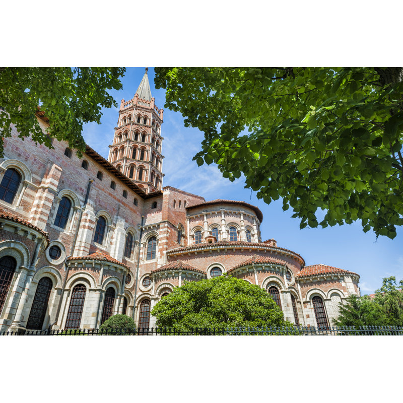 Saint Sernin Basilica - Wrapped Canvas Print, 30cm H x 46cm W x 3.8cm D
