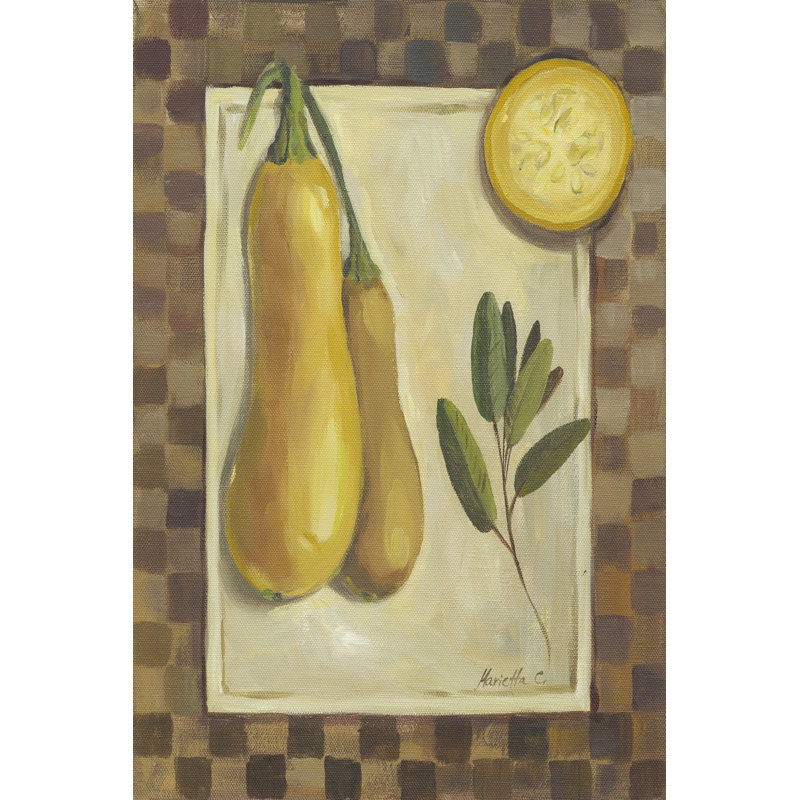 Veggies & Herbs III by Marietta Cohen - Wrapped Canvas Art Prints, 46cm H x 30cm W x 3.8cm D
