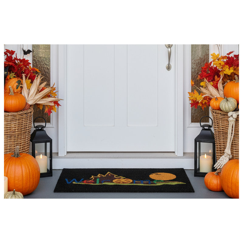Amil Non-Slip Halloween Outdoor Doormat