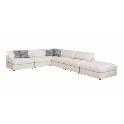 Canapé modulaire avec repose-pieds Eurydice