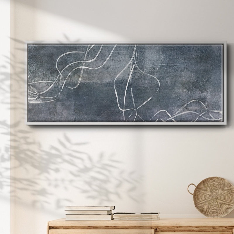 Organic Lining  I - Framed Canvas, 24" H x 60" W