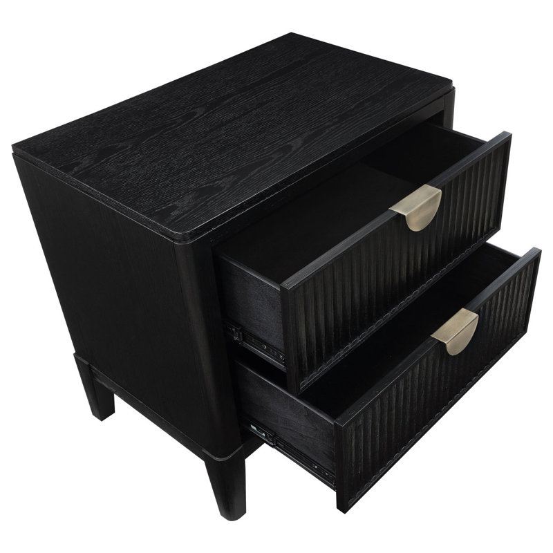 Table de chevet 2 tiroirs Mason