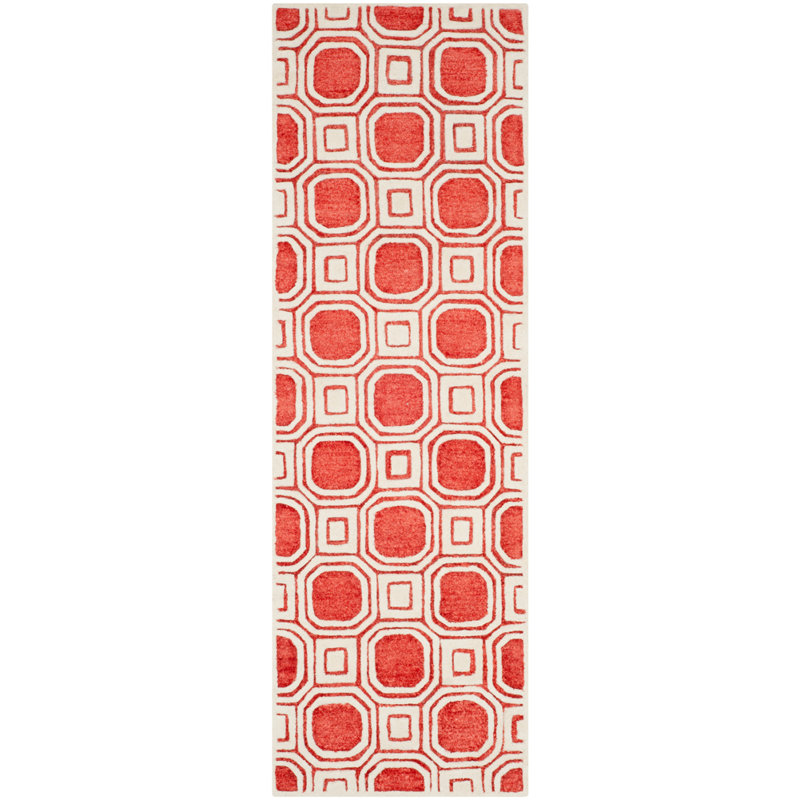 Tyric Hand Tufted Performance Abstract Rug, Runner 2'6" x 8'