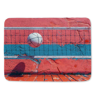 Équipement de sport Tapis de bain Décoration de salle de bain Ballon sur filet