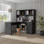 Bureau d'ordinateur antique avec finition noir antique-29307191