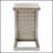 CAPE CORAL ALU C-Shaped Outdoor Side Table with Rust-Resistant Aluminum Frame and Versatile Design for Poolside or Patio Use-239603986