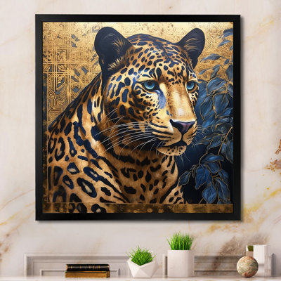 «Leopard Grace V», reproduction sur toile