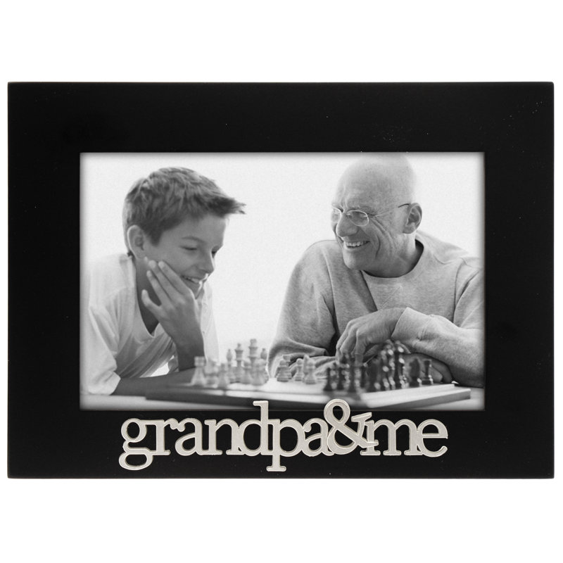Black Wood Embossed Picture Frame