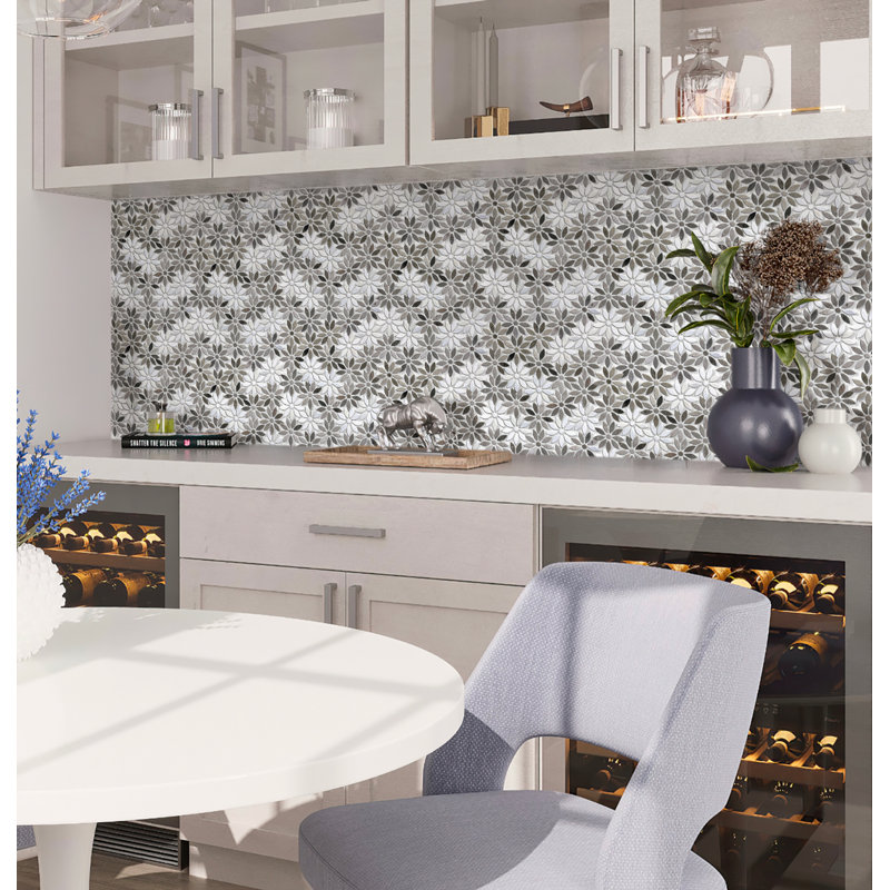 Desert Hills 0.5 in. x 1.1 in. Novelty Polished Marble Tile