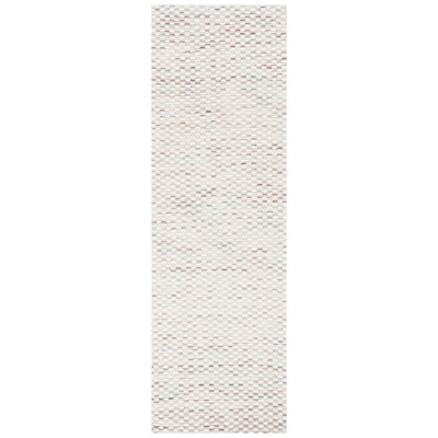 Laureldale Hand Woven Wool/Cotton Abstract Rug in Beige/Rust