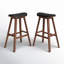 Eric Upholstered Counter Stool with Solid Wood Frame